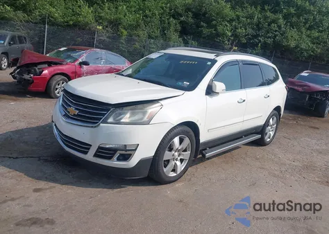 2014 Chevrolet Traverse Ltz z USA, uszkodzony, nr VIN 1GNKVJKD7EJ337497